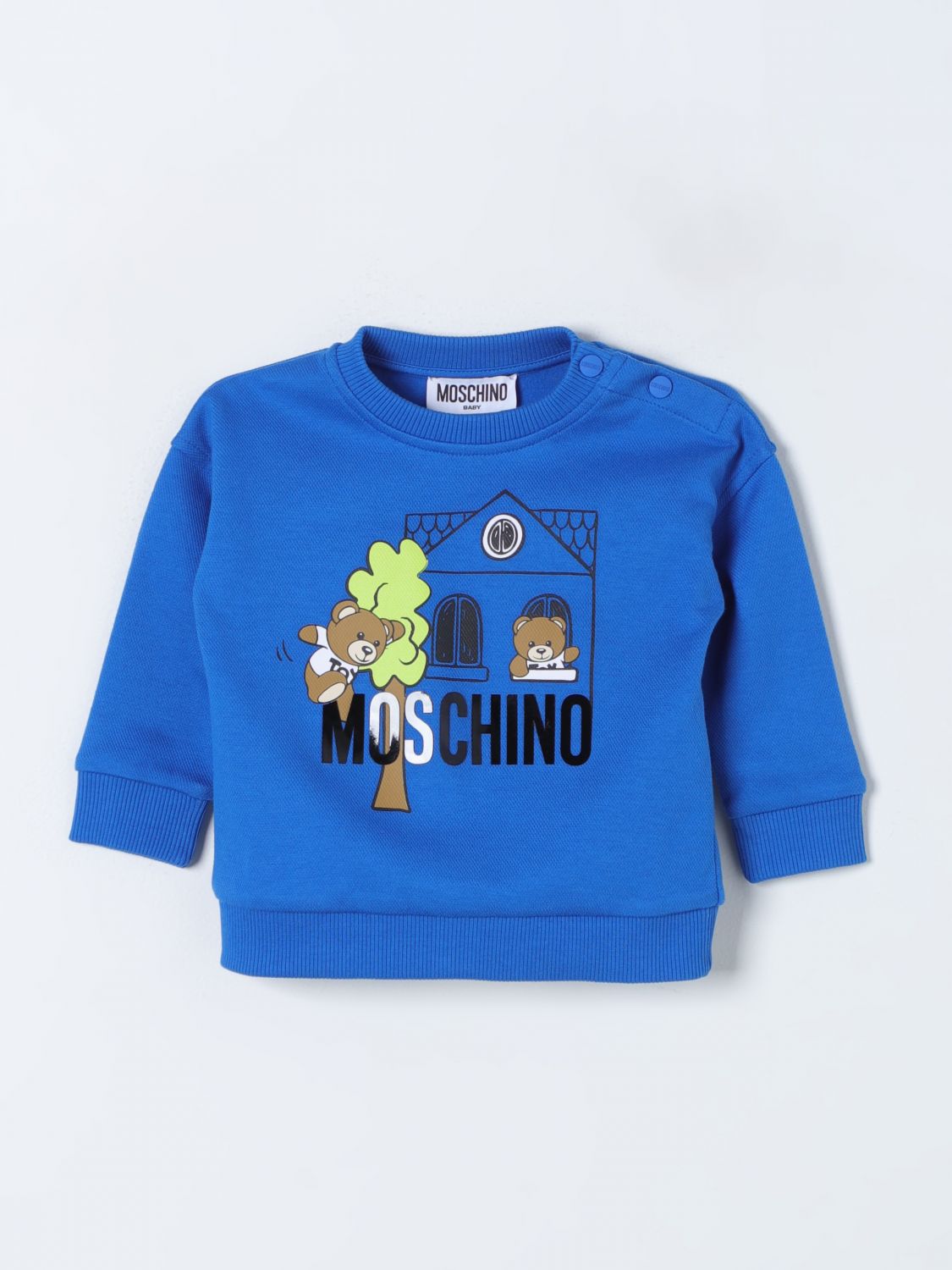 Moschino Baby Sweater  Kids Color Blue