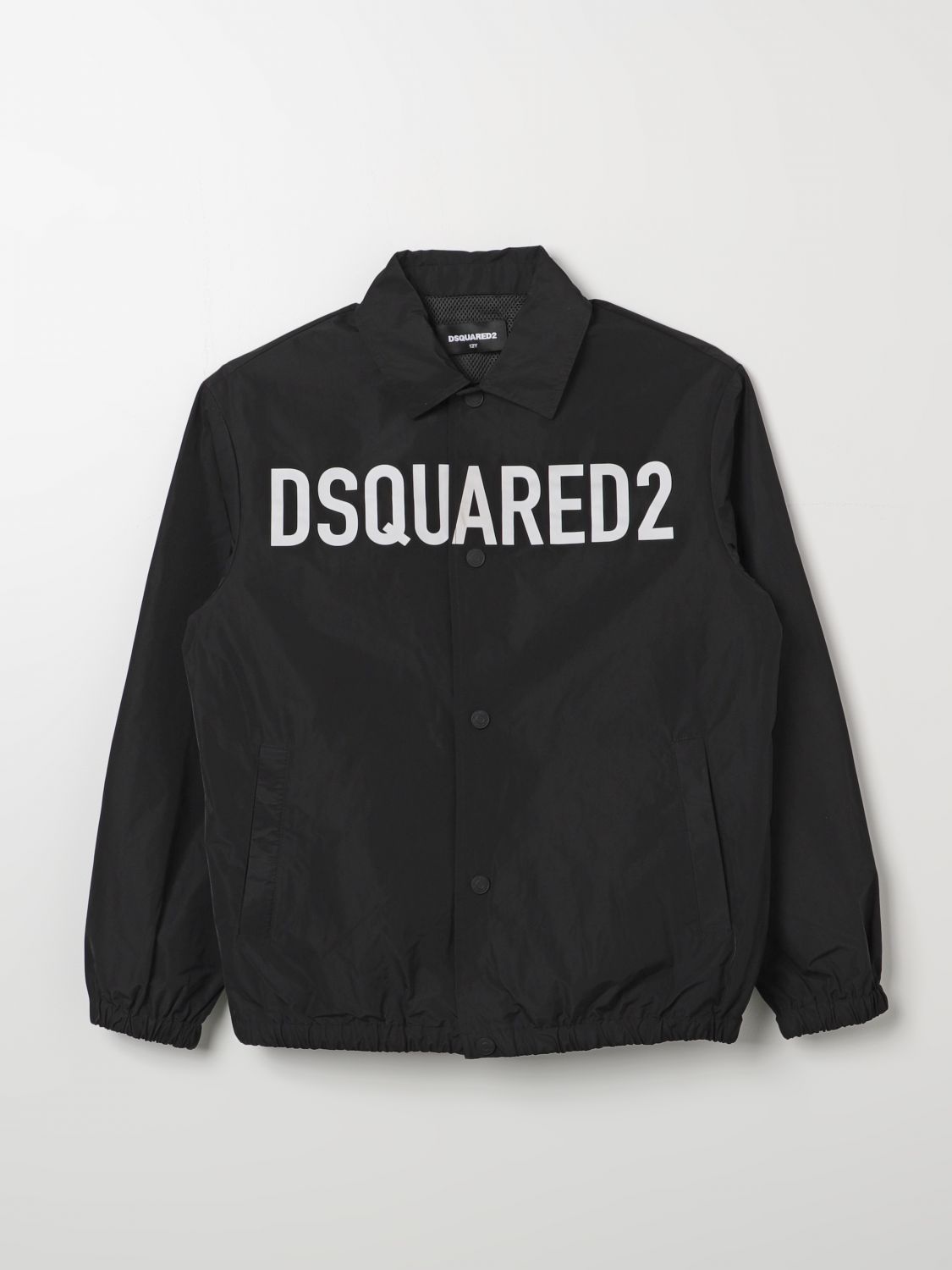 Shop Dsquared2 Junior Jacket  Kids Color Black