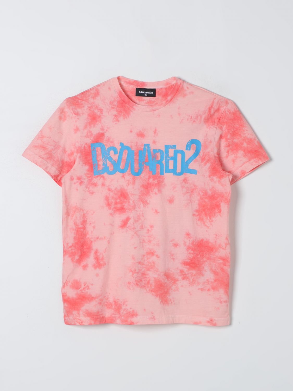 Shop Dsquared2 Junior T-shirt  Kids Color Coral