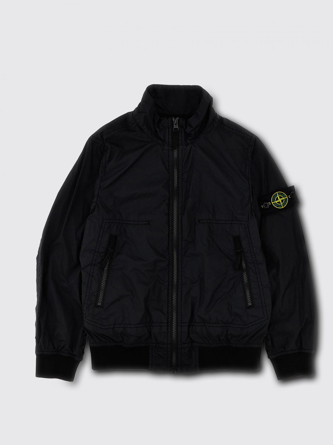 Coat STONE ISLAND JUNIOR Kids colour Black