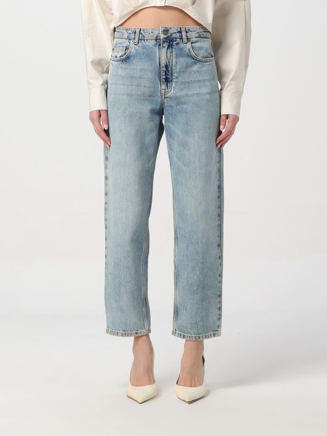 Shop Actitude Twinset Jeans  Woman Color Denim