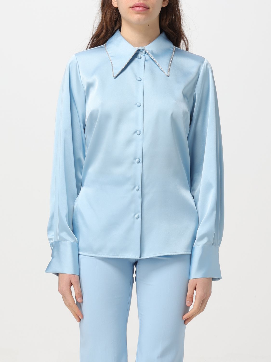 Shop Actitude Twinset Shirt  Woman Color Blue