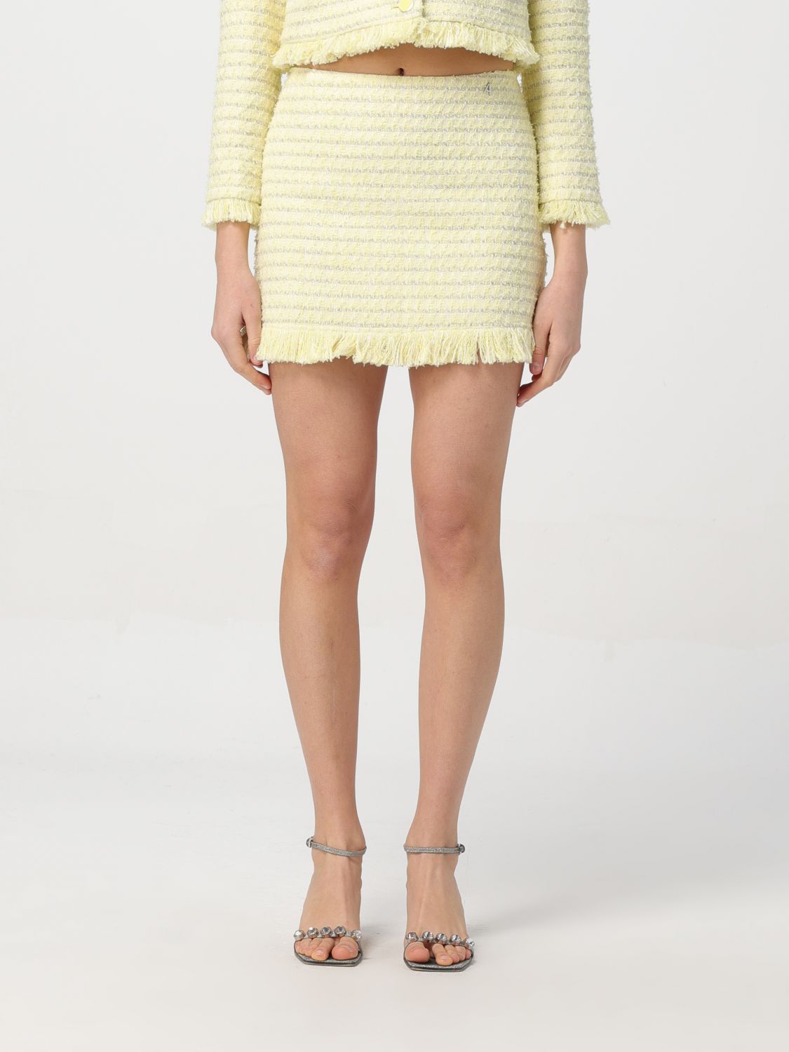 Shop Actitude Twinset Skirt  Woman Color Lime