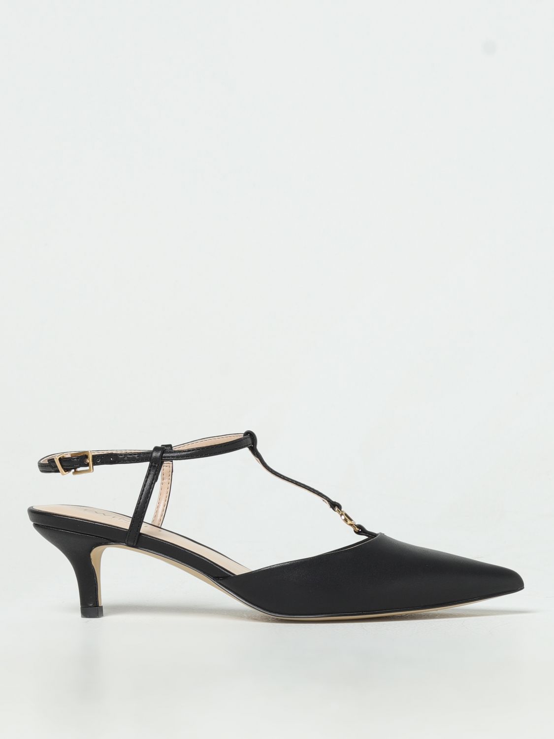 Twinset Twin-set Half Heel Shoes Black In Black