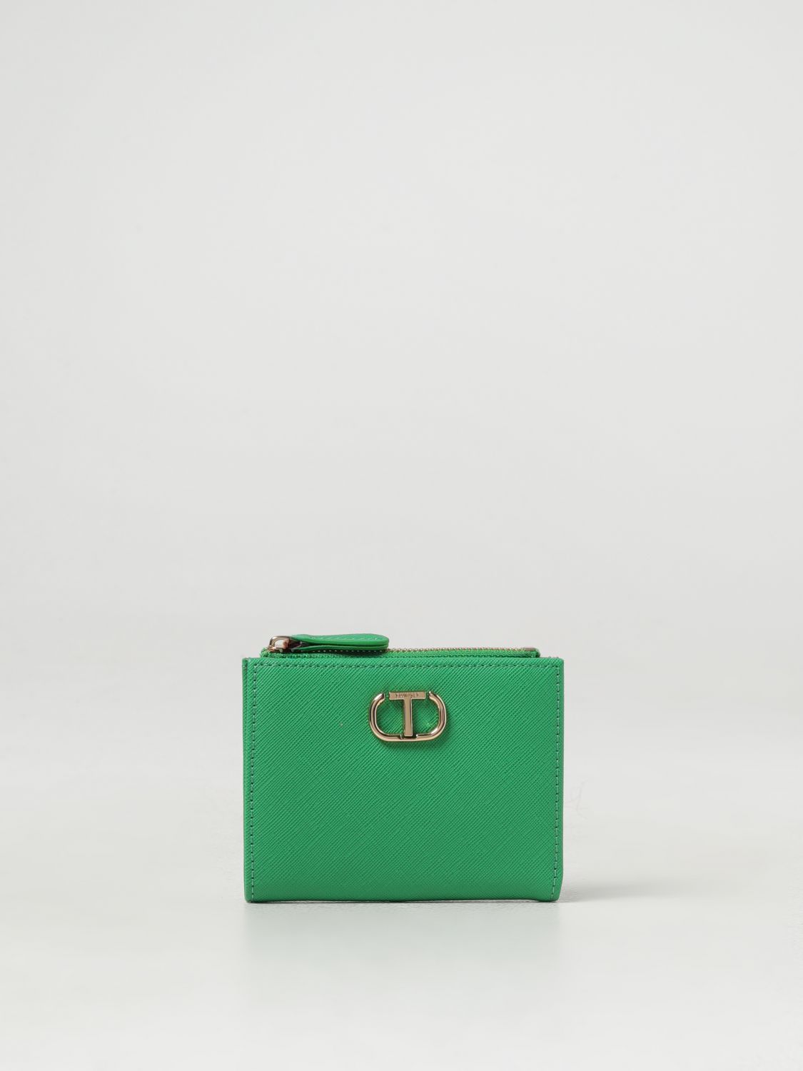 Shop Twinset Wallet  Woman Color Green