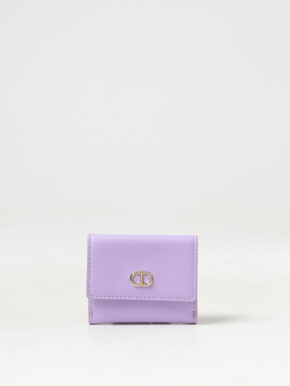 Shop Twinset Wallet  Woman Color Violet