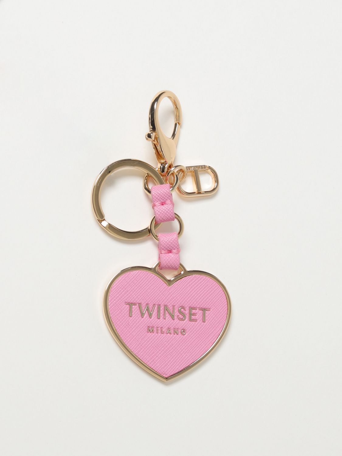 Shop Twinset Key Chain  Woman Color Pink