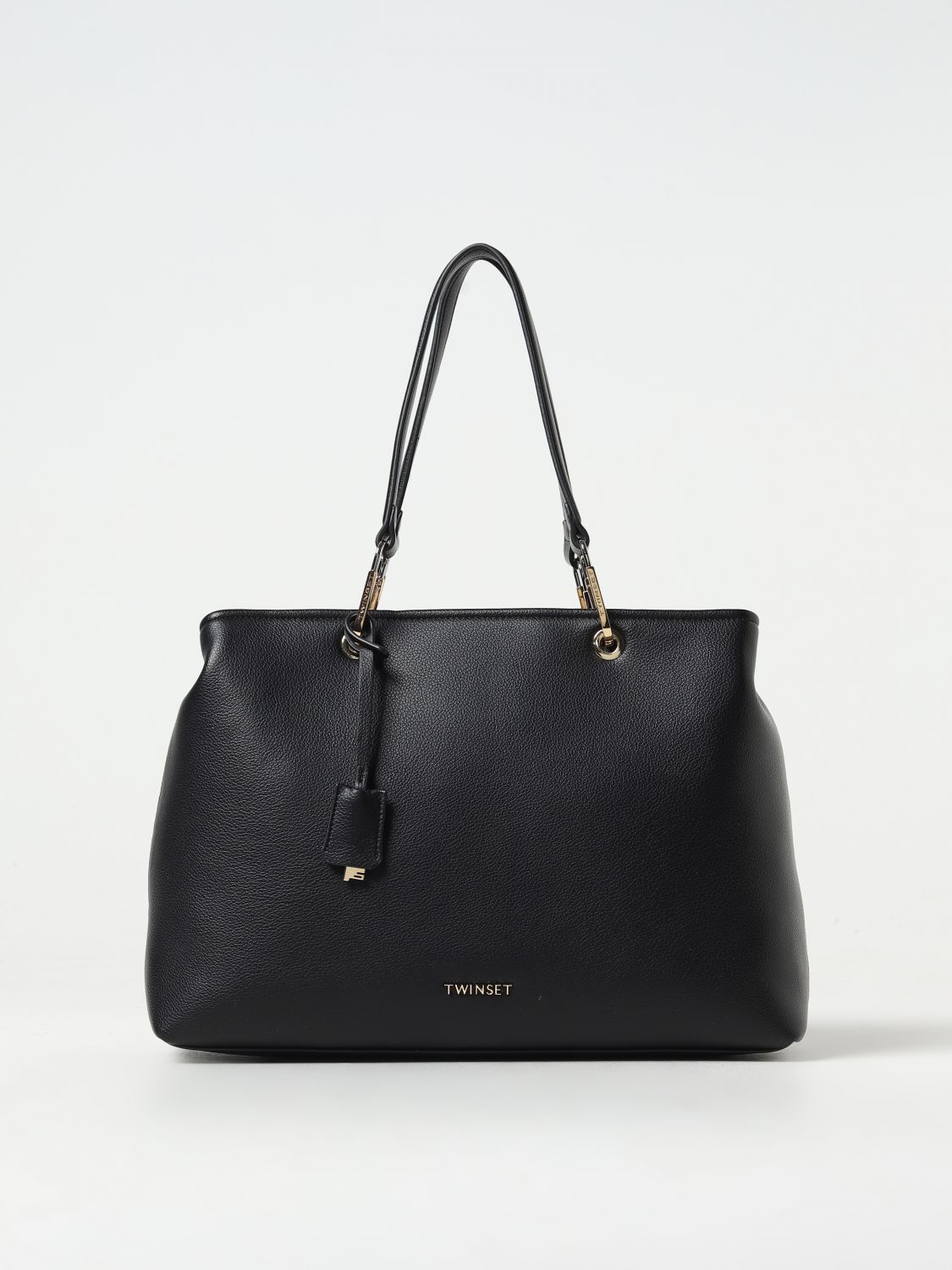 Shop Twinset Tote Bags  Woman Color Black