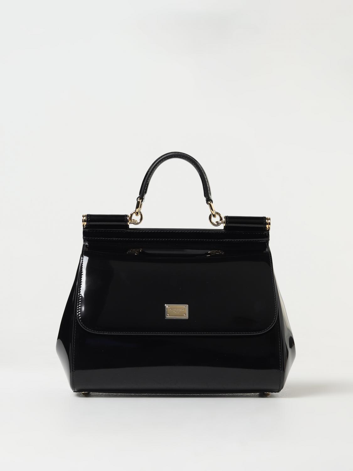 Dolce & Gabbana Siiciliy Shoulder Bag In Black