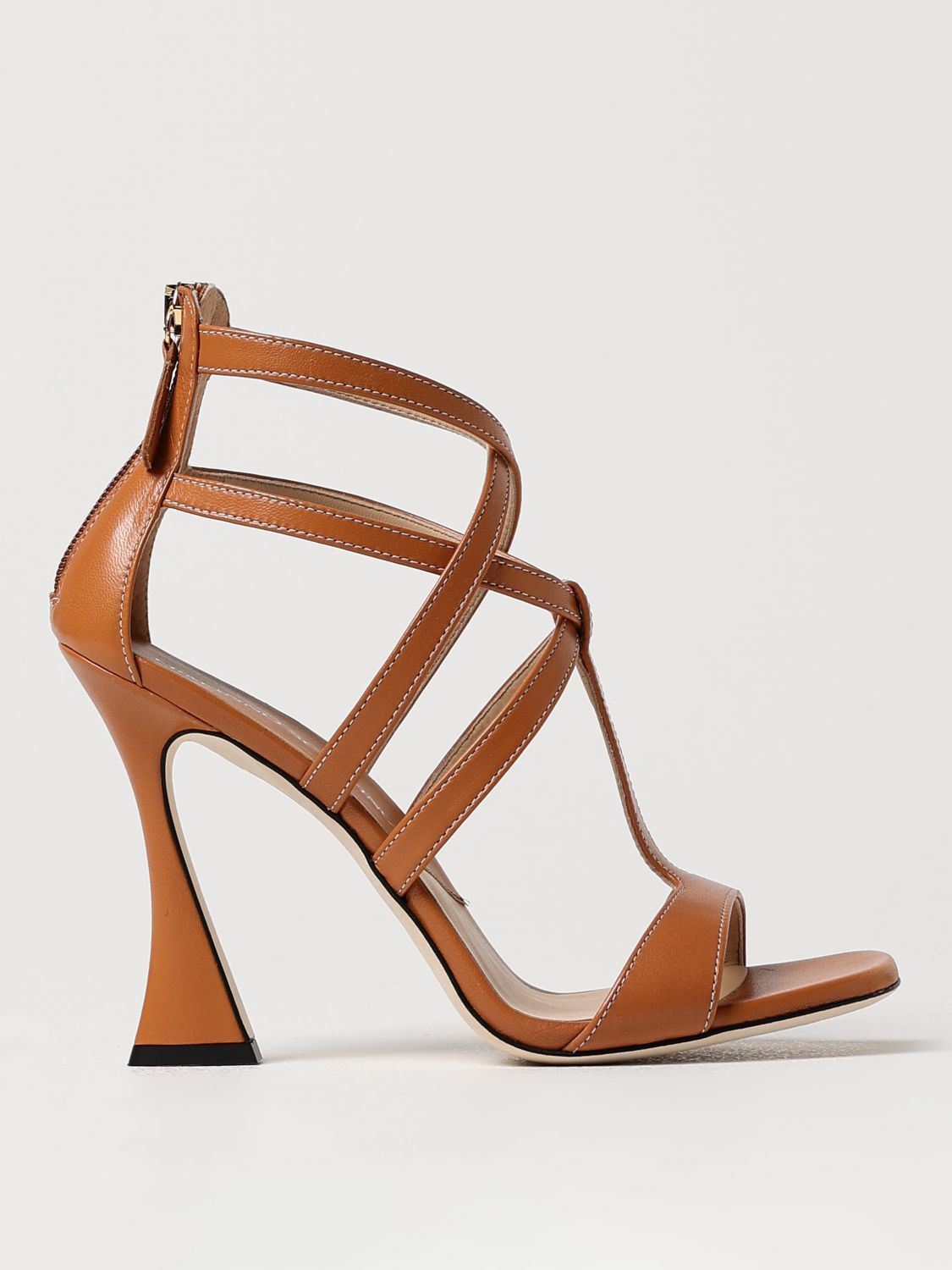Ermanno Scervino Heeled Sandals  Woman Color Brown In 棕色