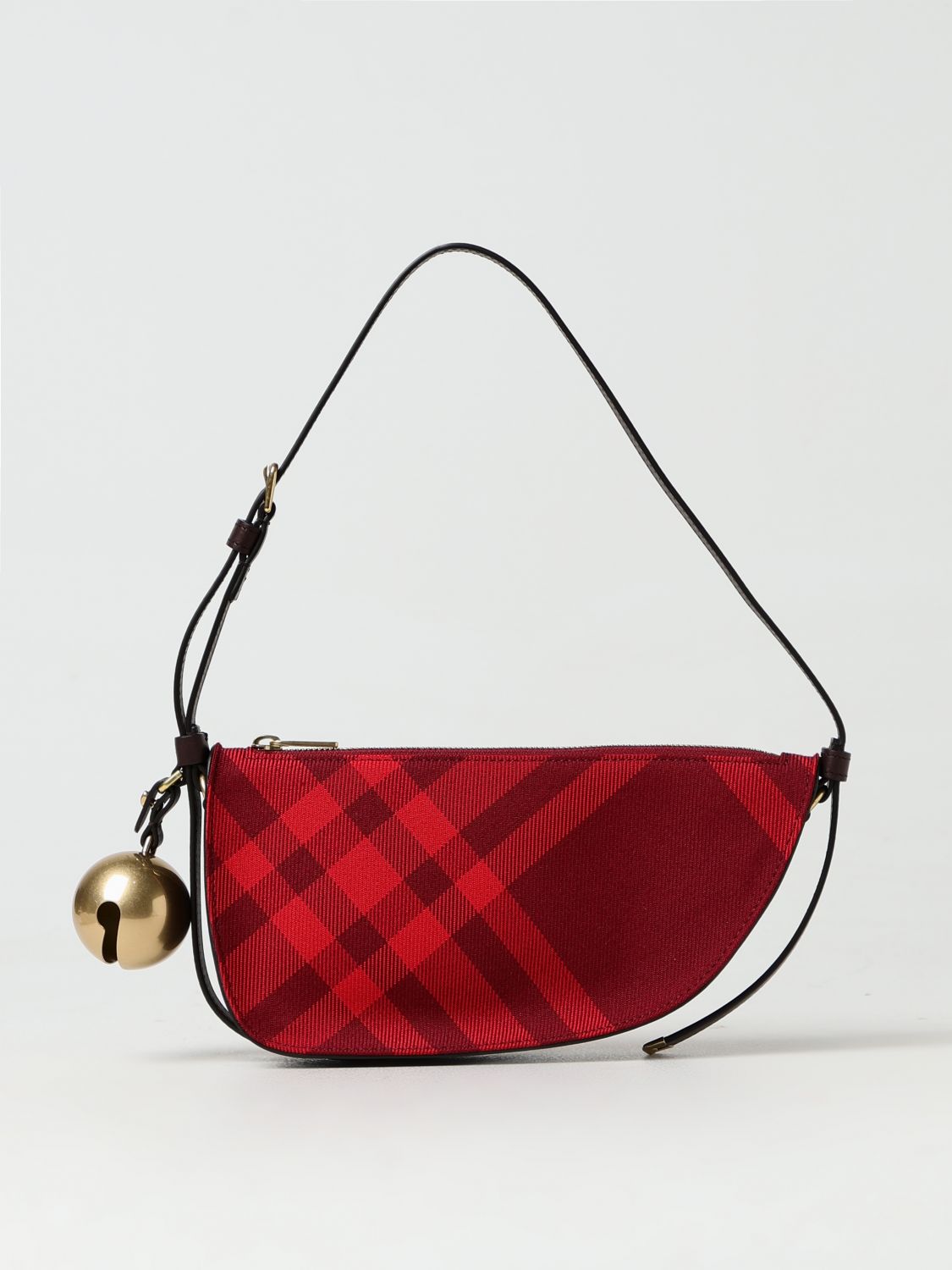 Burberry Shoulder Bag  Woman In Red