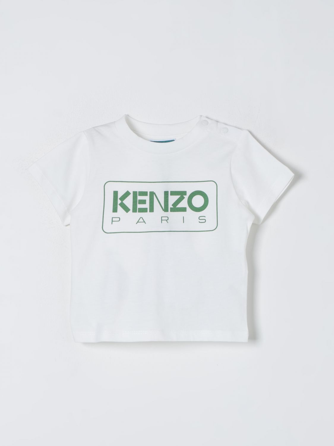 T恤 KENZO KIDS 儿童 颜色 象牙色
