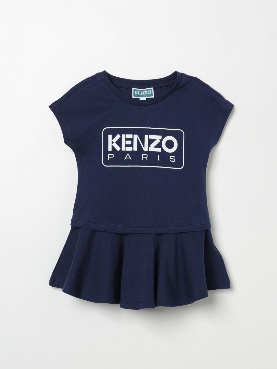 Shop Kenzo Dress  Kids Kids Color Marine
