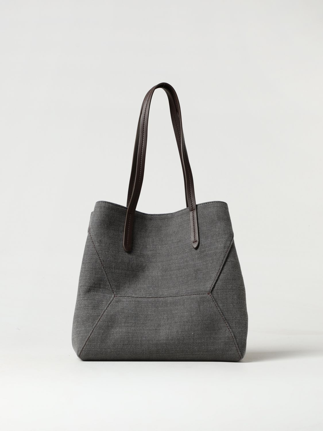 Brunello Cucinelli Tote Bags  Woman Color Grey