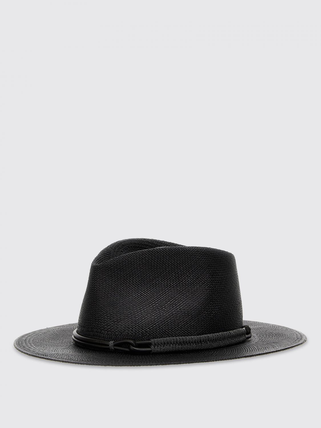 Hat BRUNELLO CUCINELLI Woman color Black