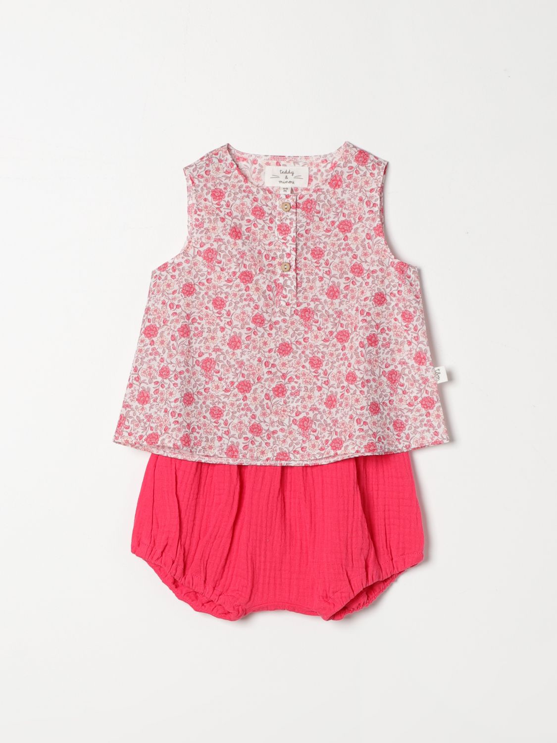 Shop Teddy & Minou Jumpsuit  Kids Color Red