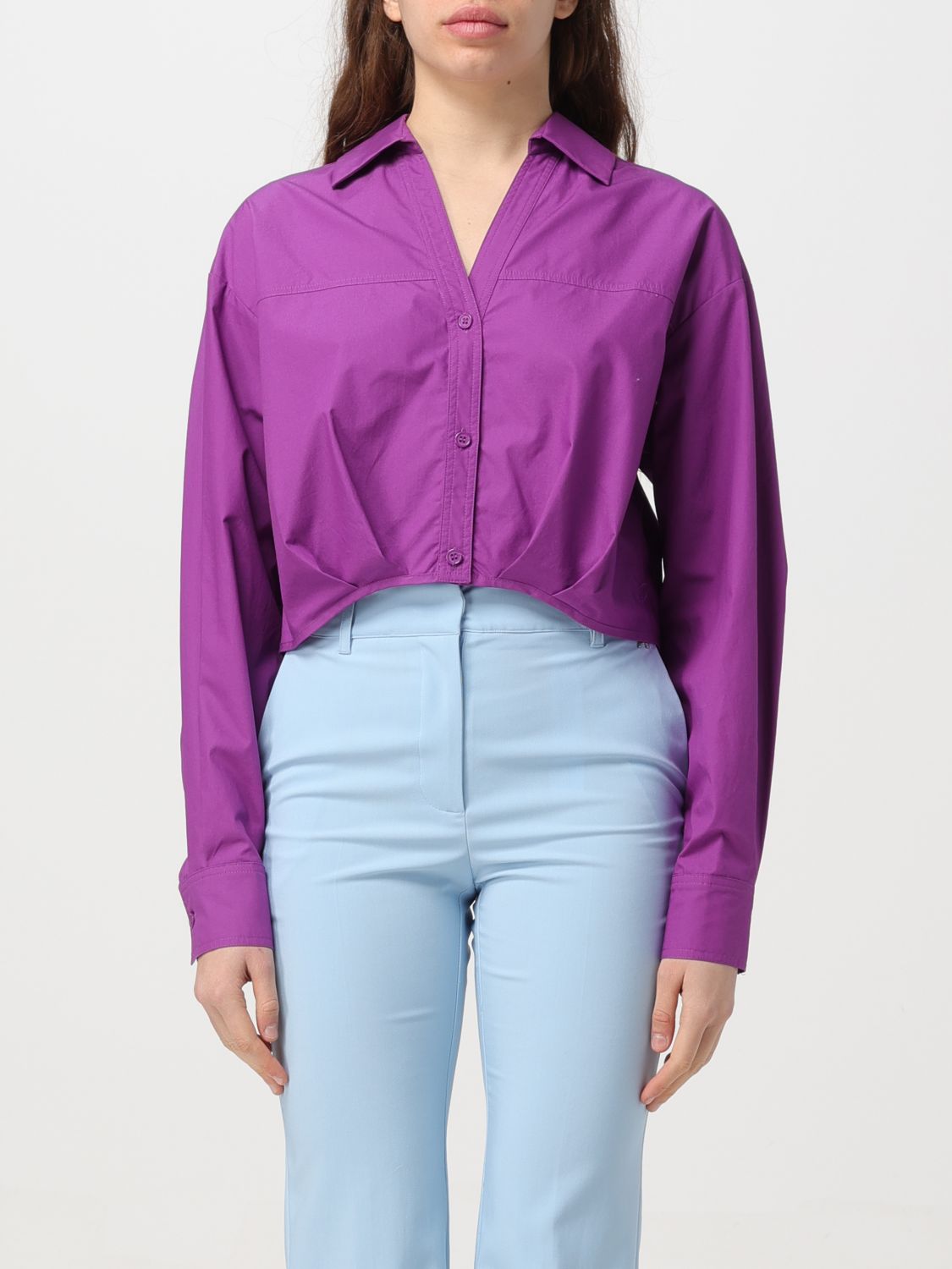 Shop Actitude Twinset Shirt  Woman Color Violet