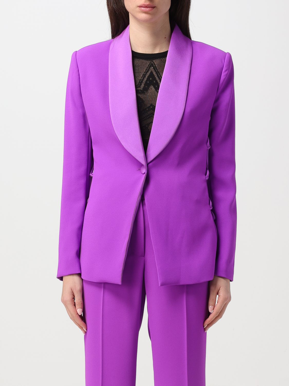 Shop Actitude Twinset Blazer  Woman Color Violet