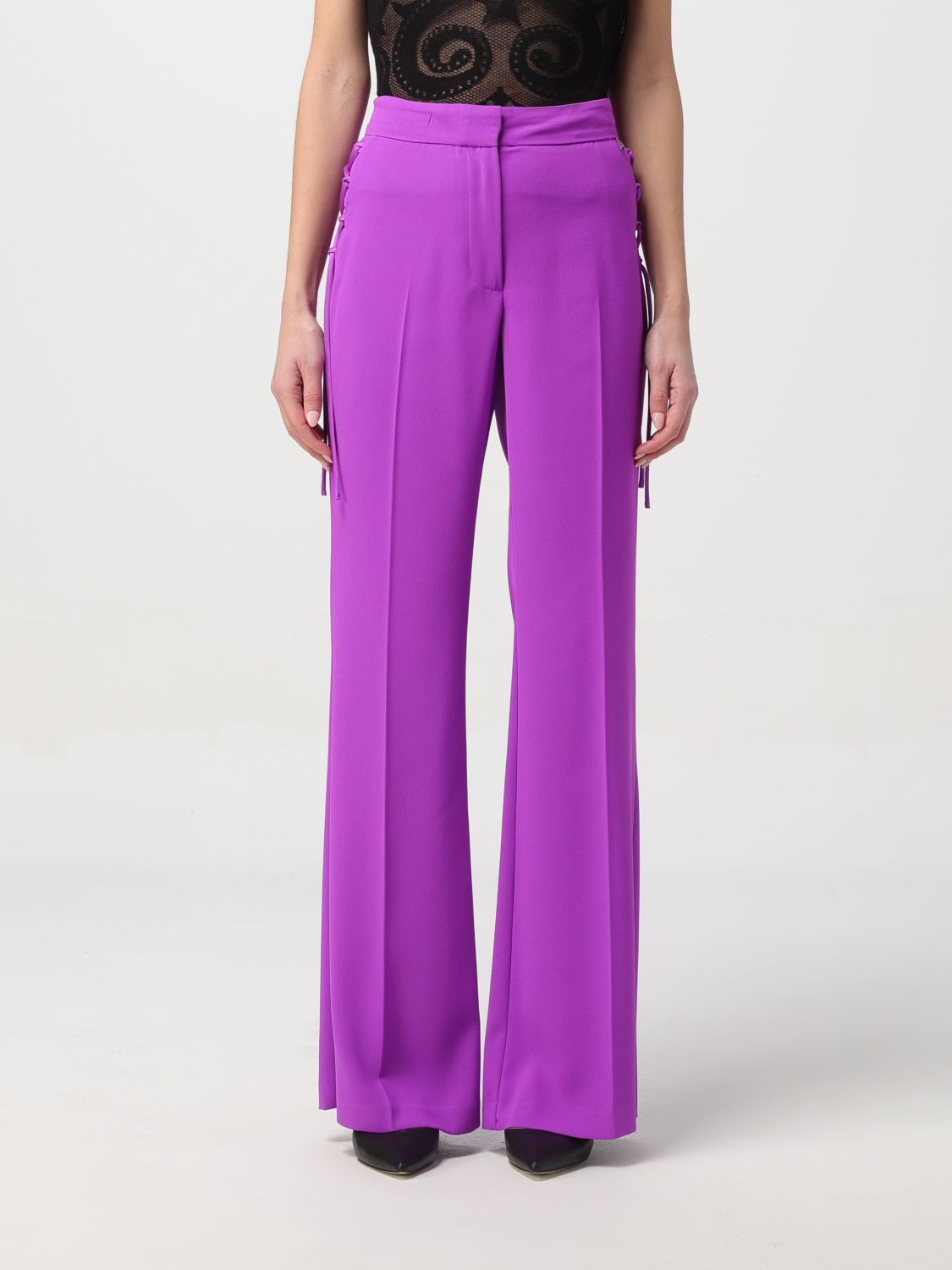 Shop Actitude Twinset Pants  Woman Color Violet