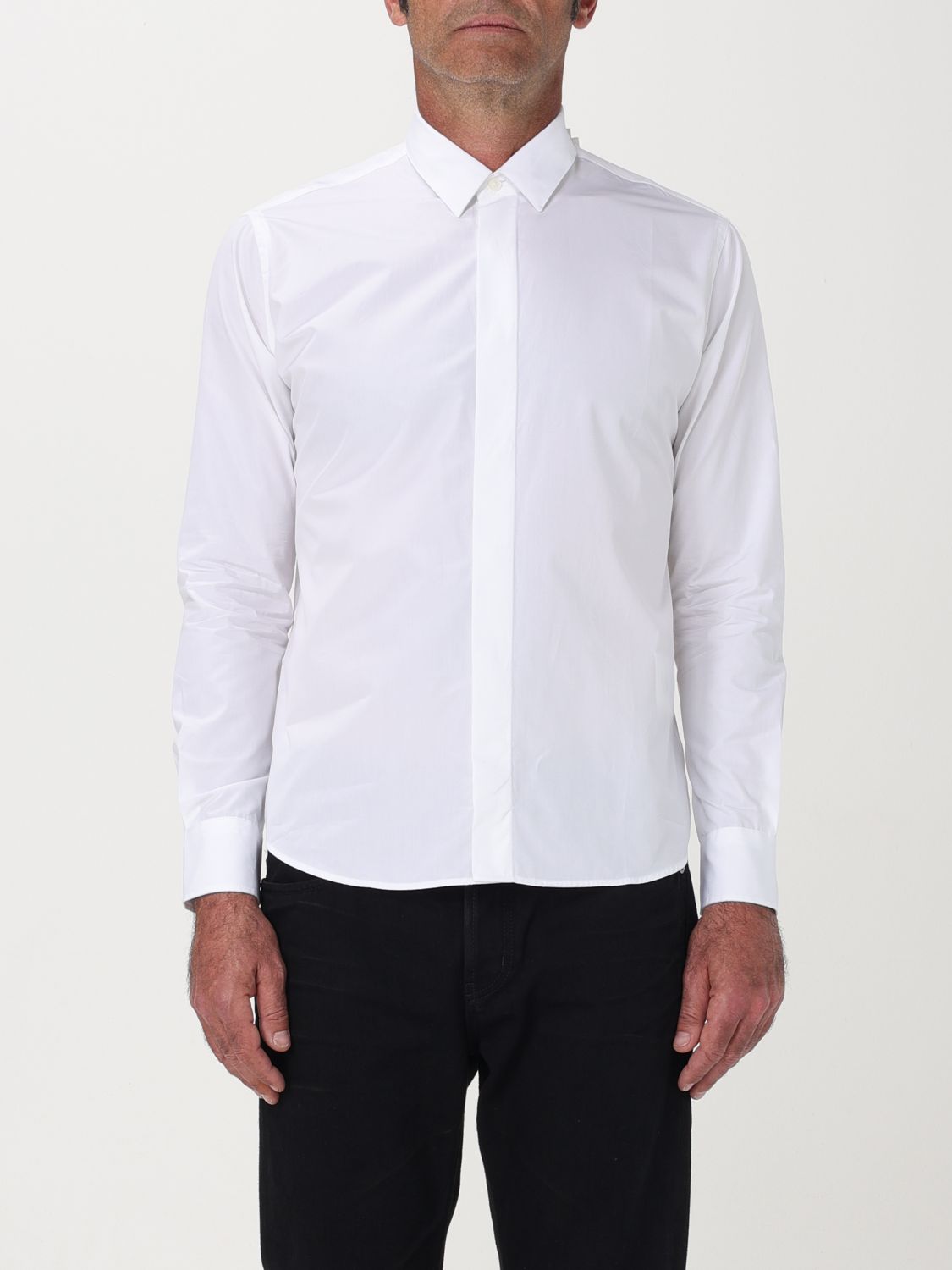 Shop Ami Alexandre Mattiussi Shirt Ami Paris Men Color White