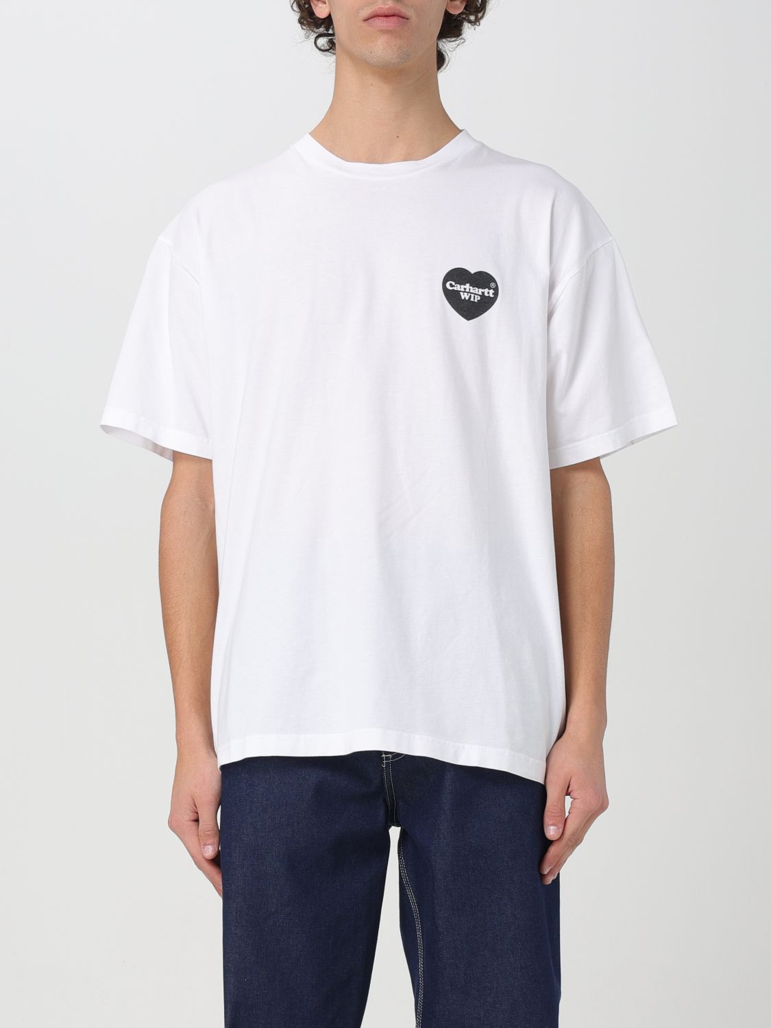 Shop Carhartt T-shirt  Wip Men Color White