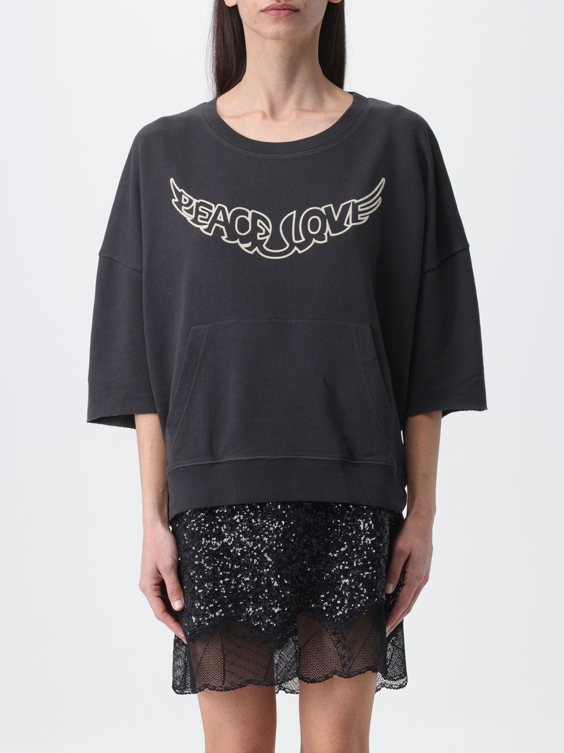 Shop Zadig & Voltaire Sweatshirt  Woman Color Black