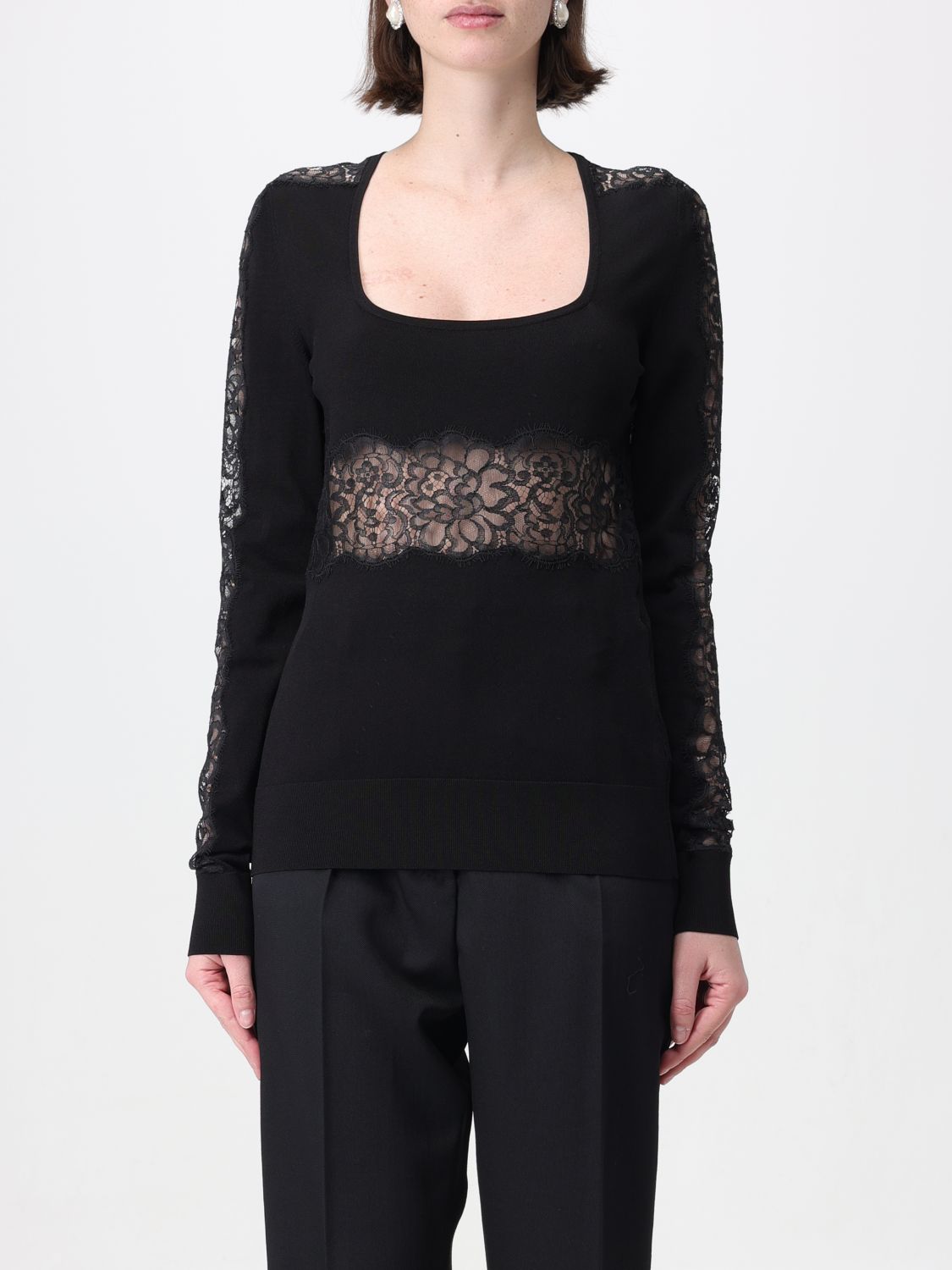 Shop Dolce & Gabbana Sweater  Woman Color Black