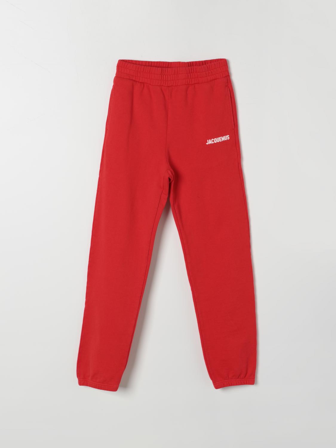 Trousers JACQUEMUS Kids colour Red