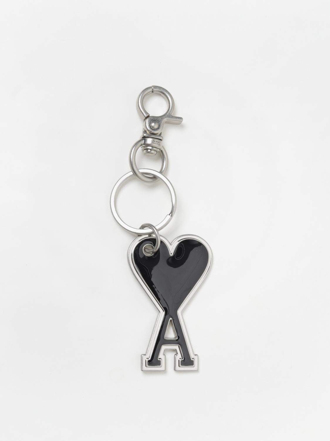 Keyring AMI PARIS Woman colour Black