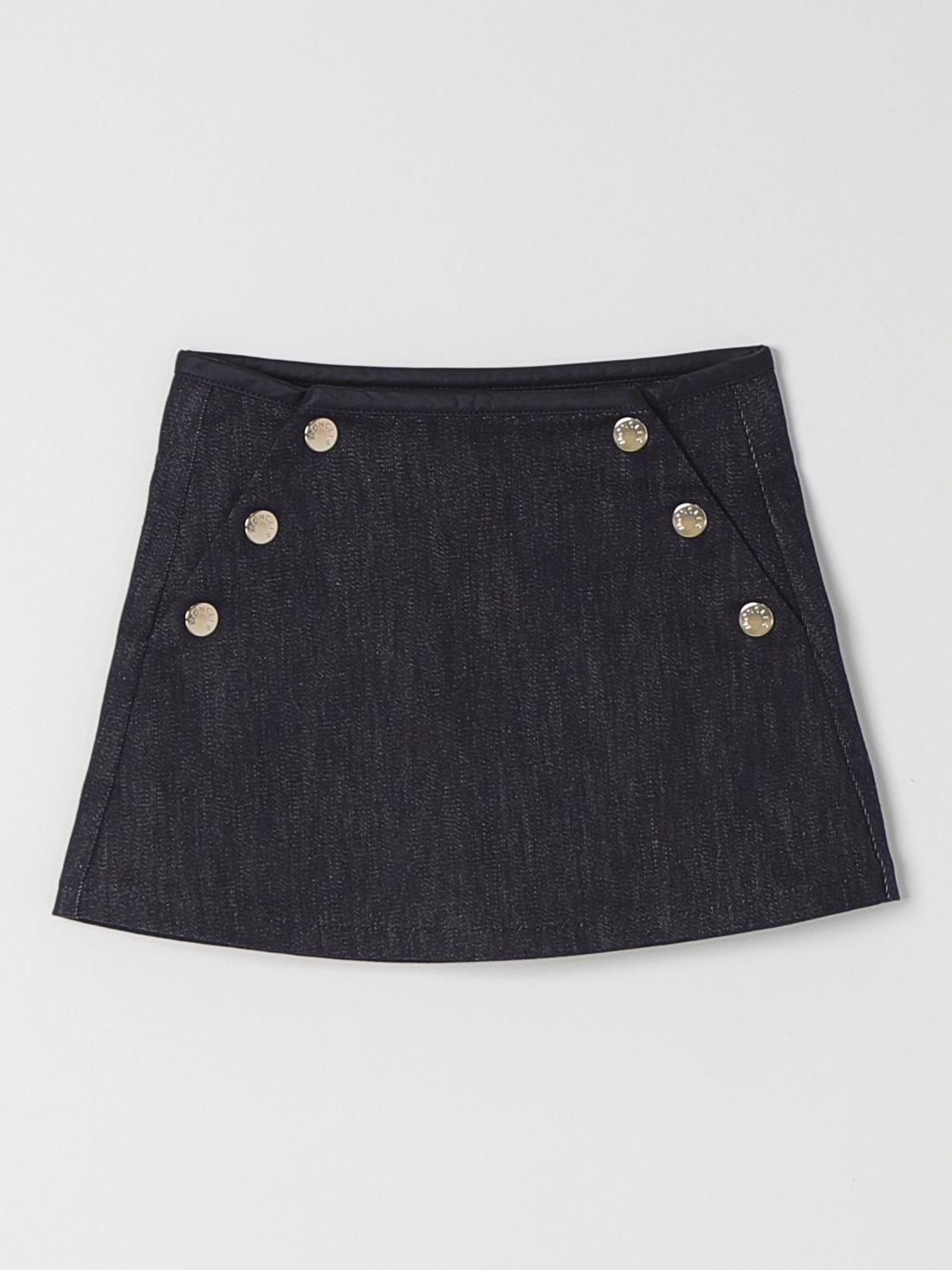 MONCLER Skirt Kids color Blue　MONCLER スカート キッズカラー ブルー MONCLER