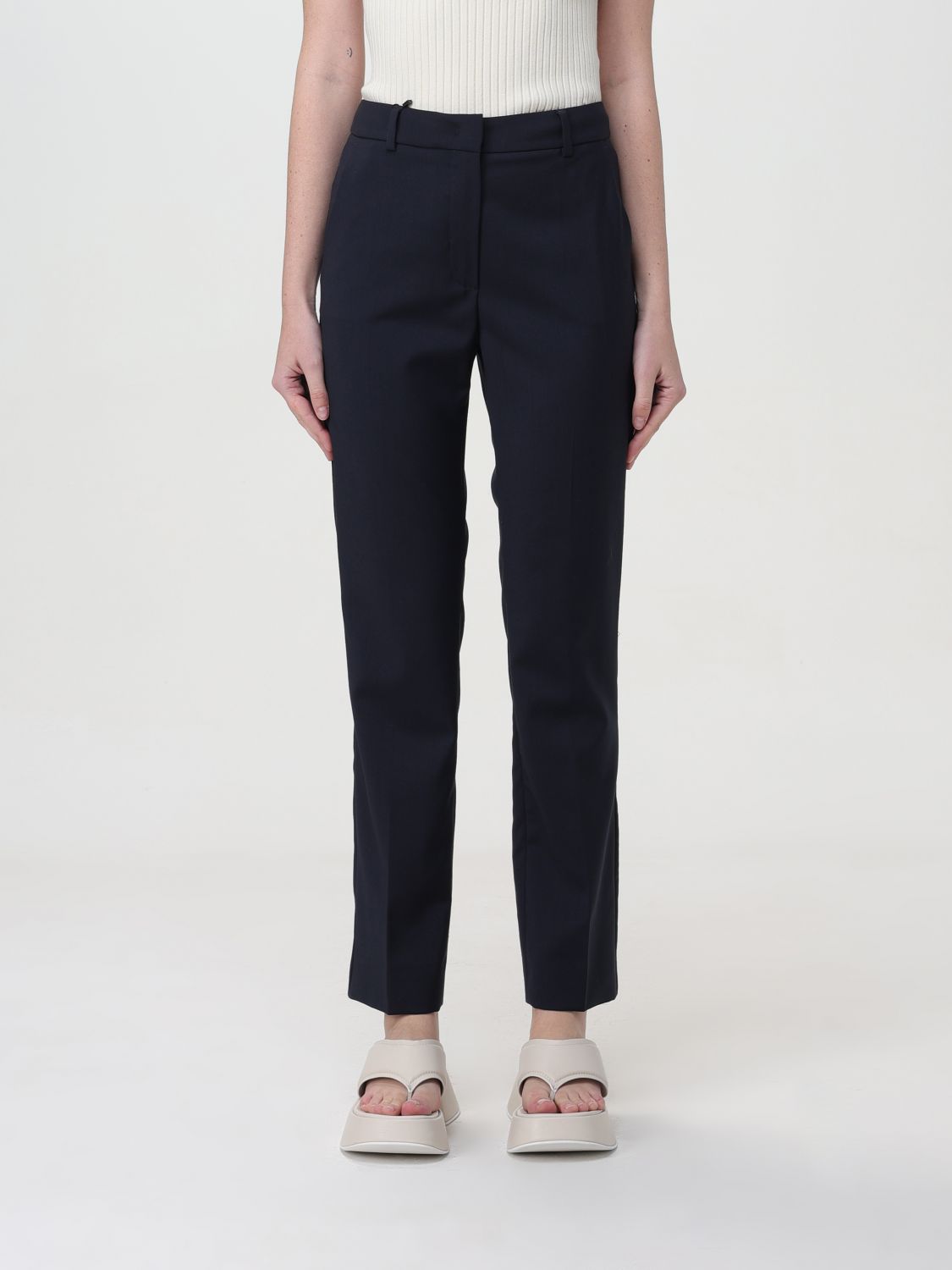 Weekend Max Mara Pants Woman  In Blue