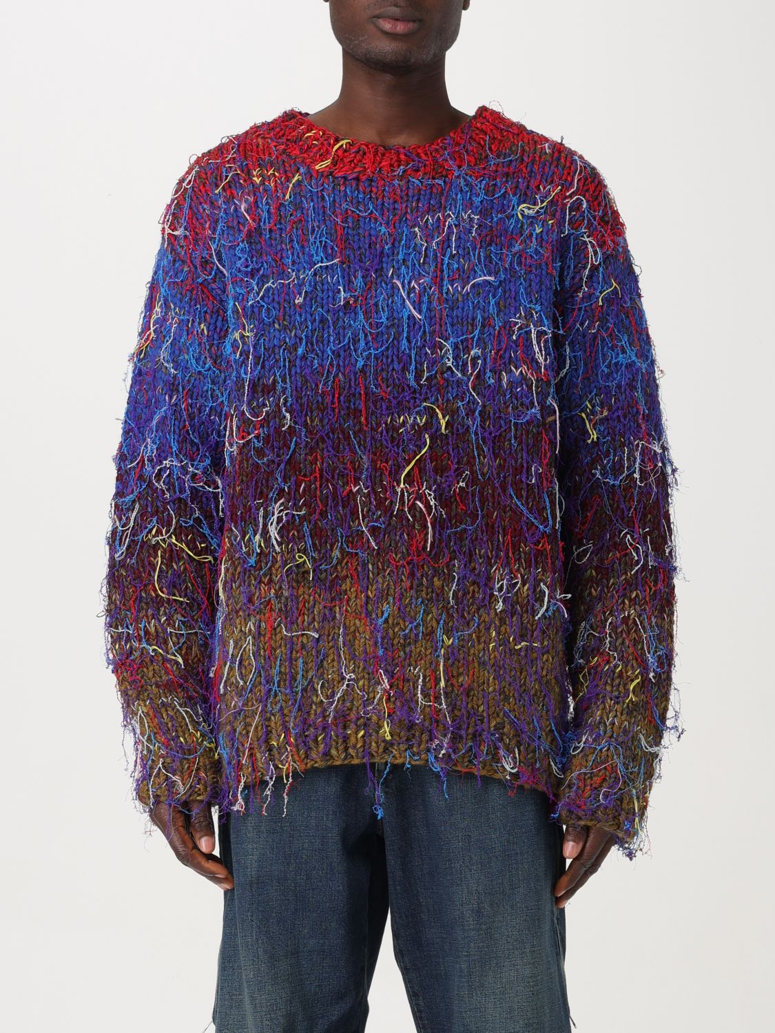 Shop Maison Margiela Sweater  Men Color Multicolor