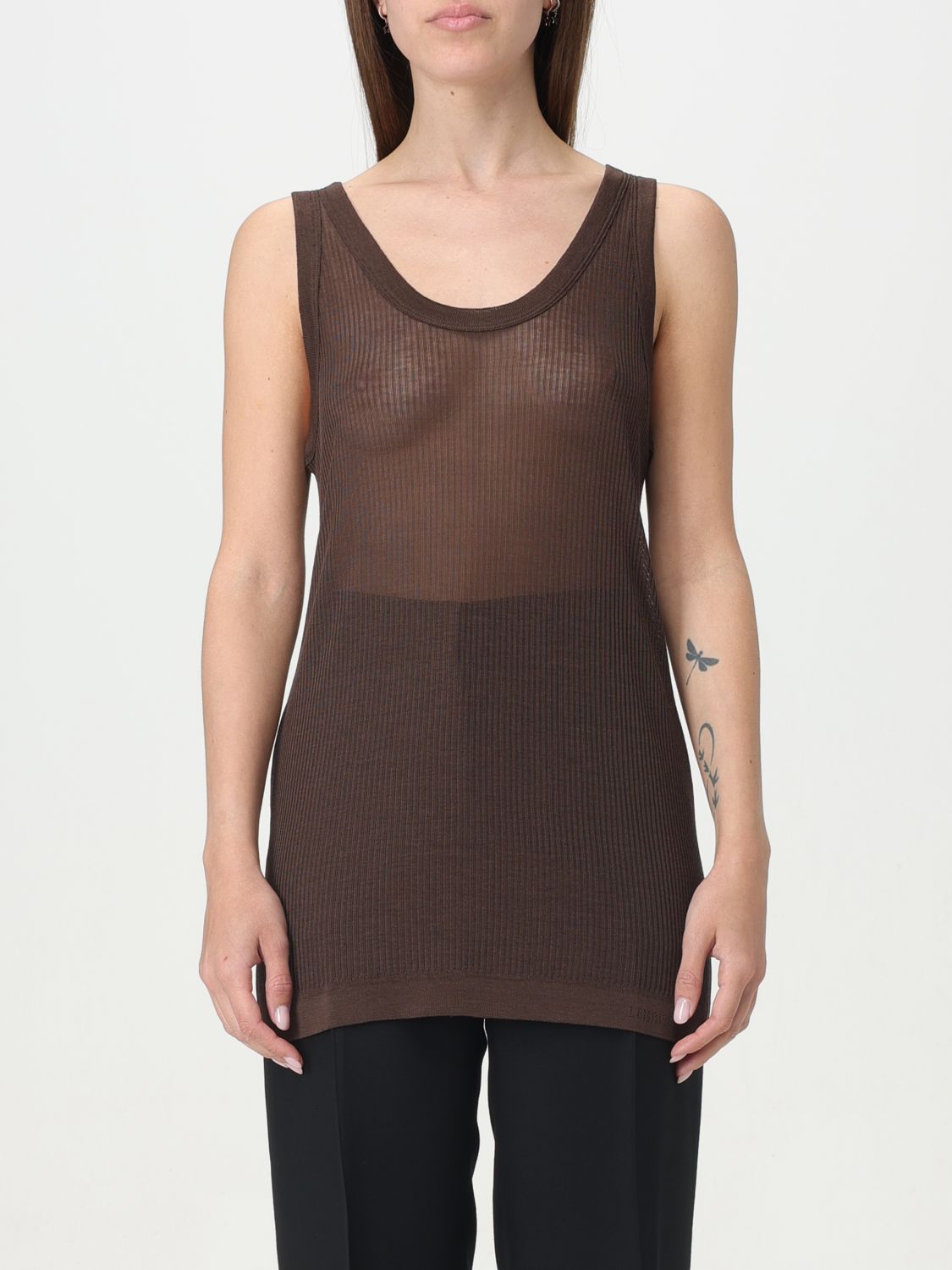Top LEMAIRE Woman color Brown