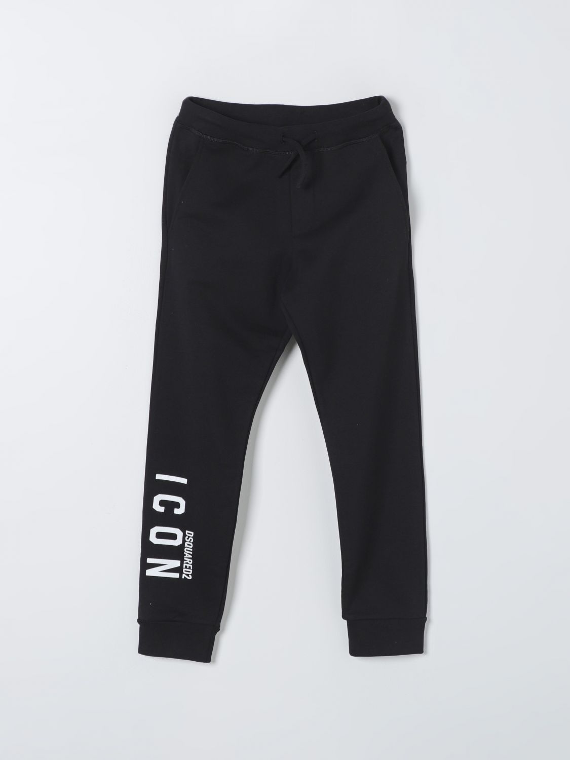 Shop Dsquared2 Junior Pants Dsquared2 Kids Color Black