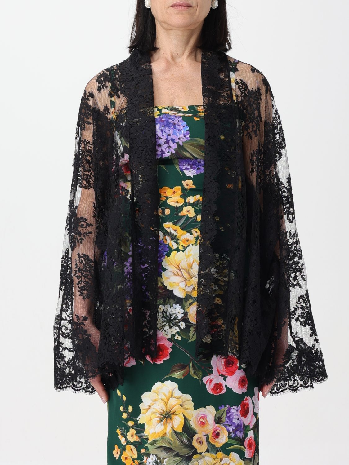Shop Dolce & Gabbana Cardigan  Woman Color Black