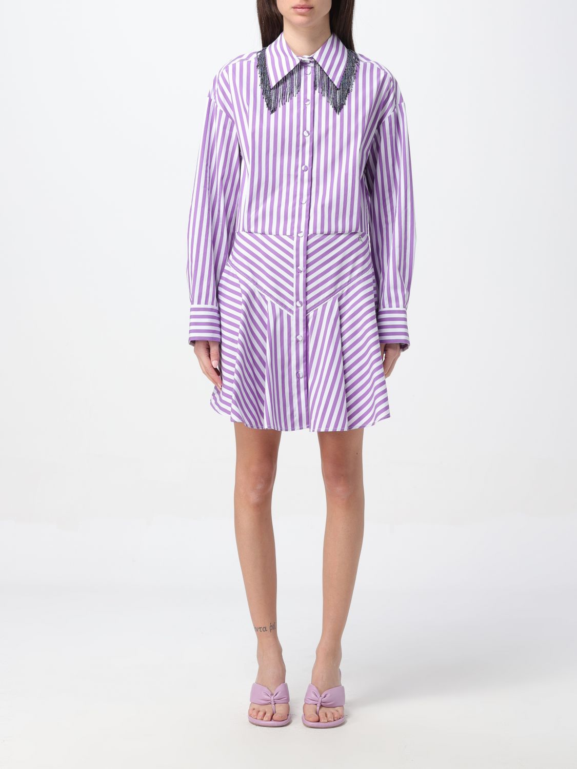 Shop Actitude Twinset Dress  Woman Color Violet
