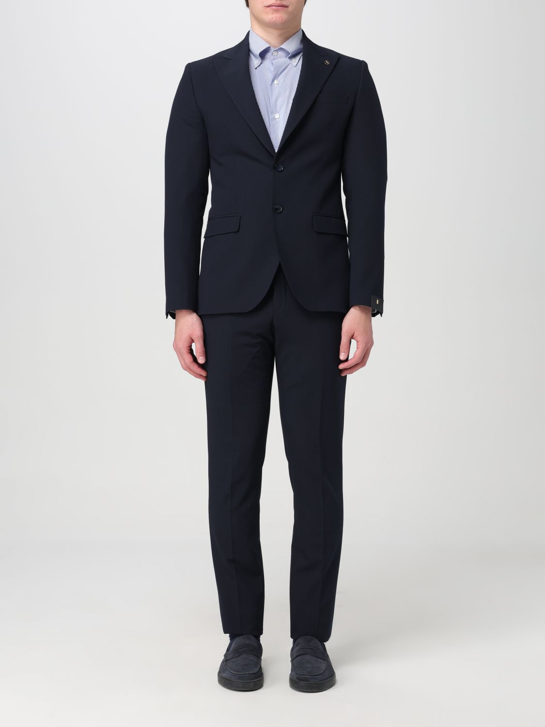 Shop Manuel Ritz Suit  Men Color Blue