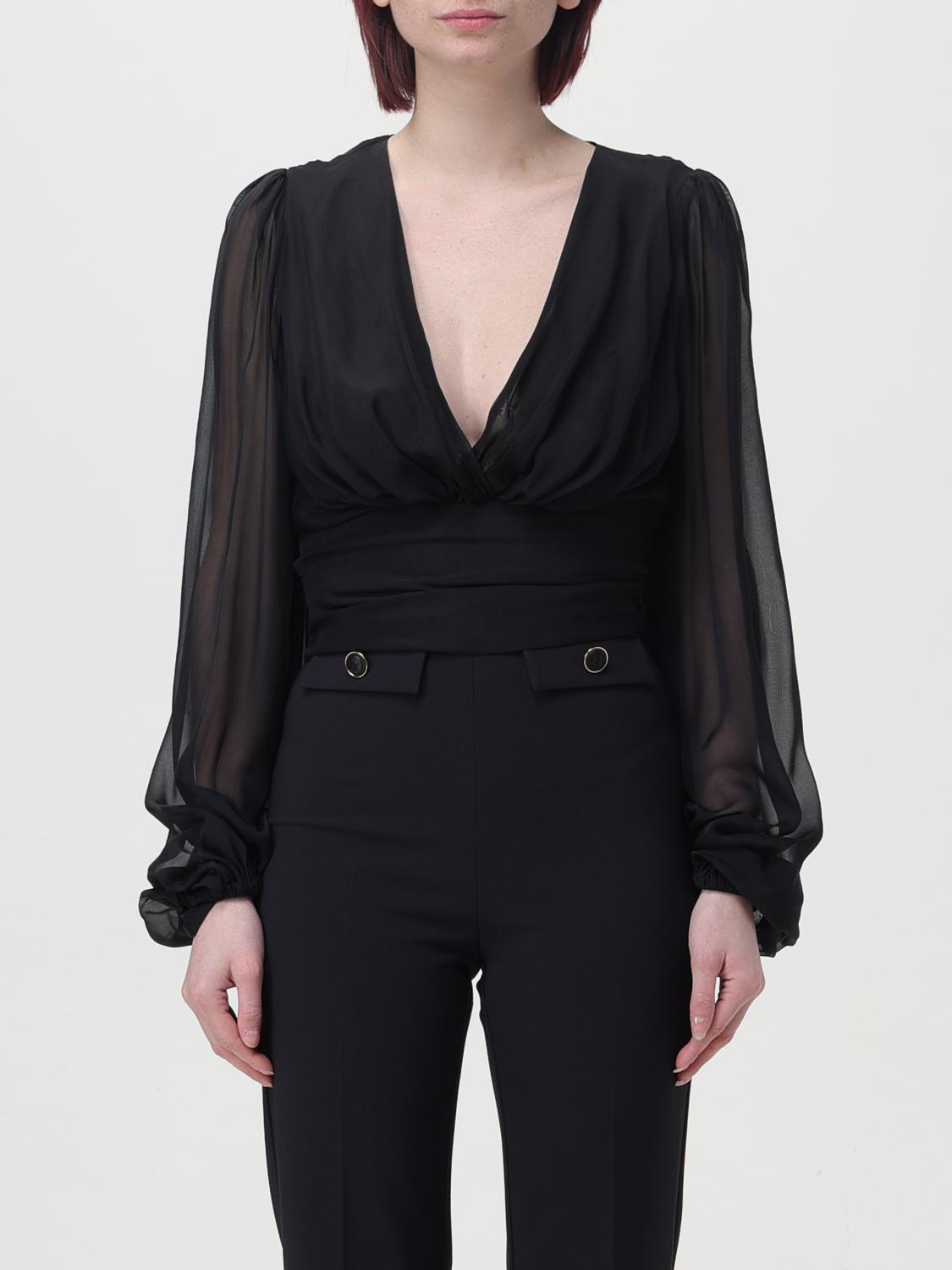 Shirt ELISABETTA FRANCHI Woman colour Black