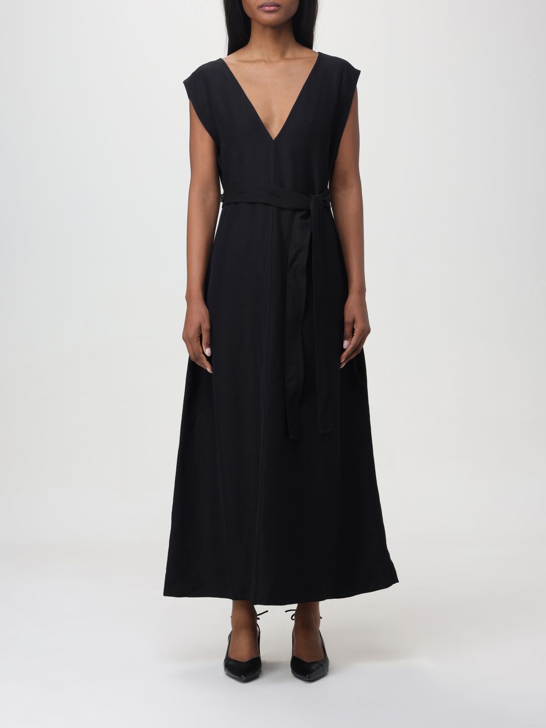 Shop Fabiana Filippi Dress  Woman Color Black
