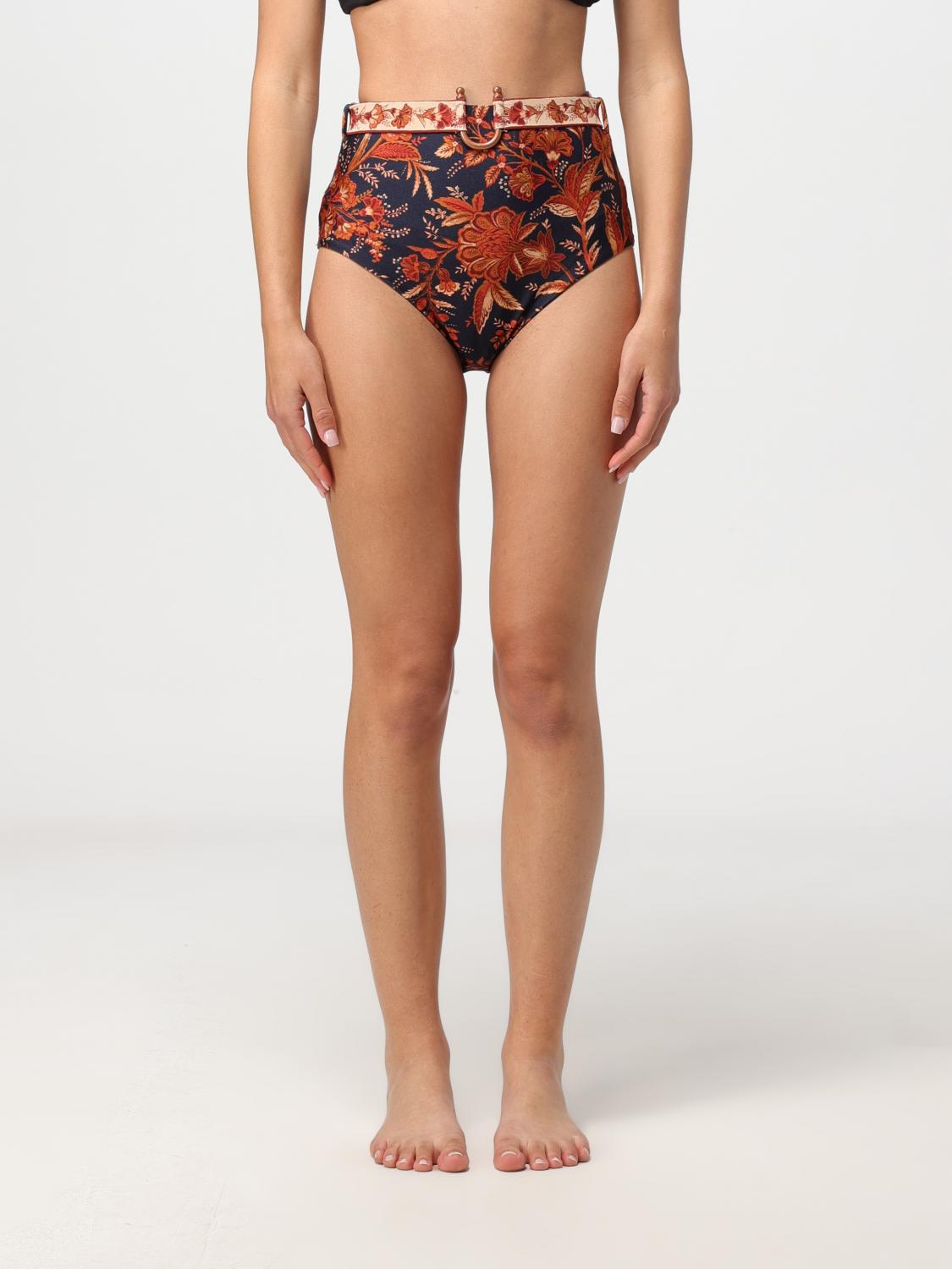 Shop Zimmermann Swimsuit  Woman Color Multicolor