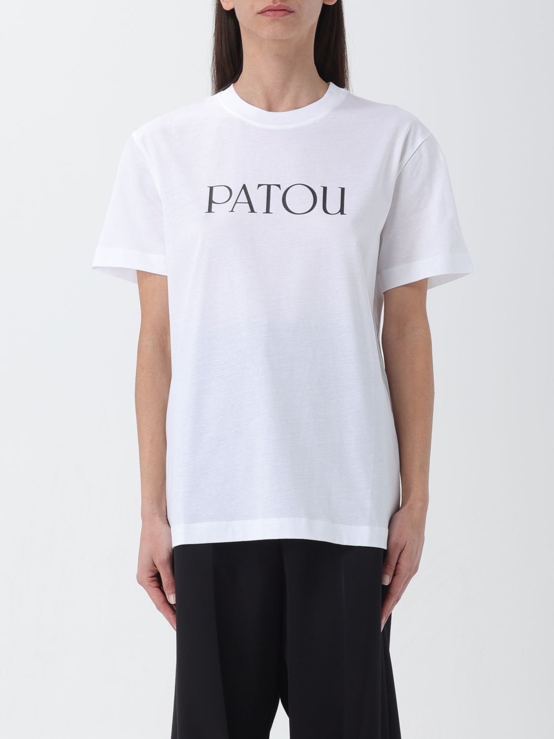 Shop Patou T-shirt  Woman Color White