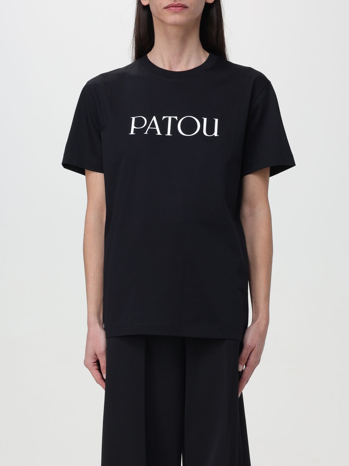Shop Patou T-shirt  Woman Color Black