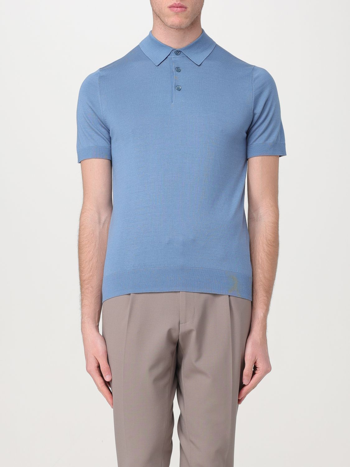 Polo Shirt PAOLO PECORA Men colour Dust