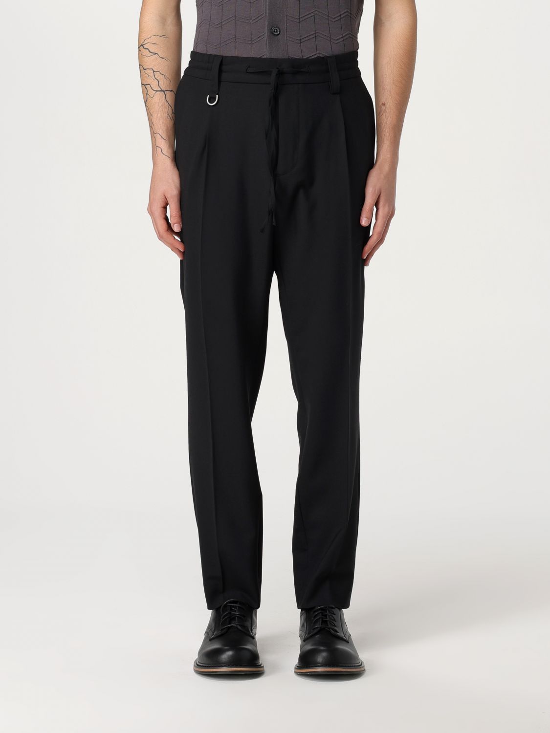 Shop Paolo Pecora Pants  Men Color Black