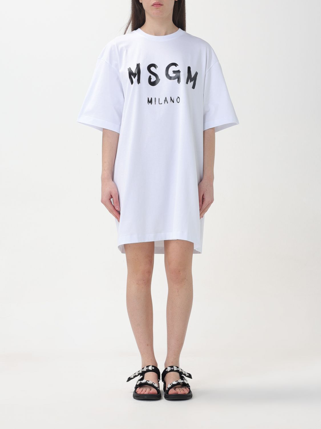 Msgm Dress  Woman Color White