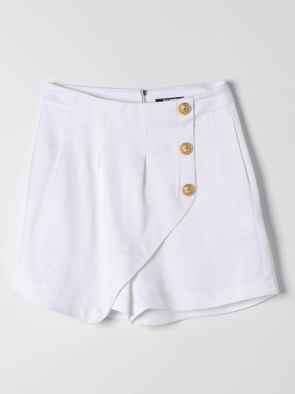 Shop Balmain Pants  Kids Kids Color White