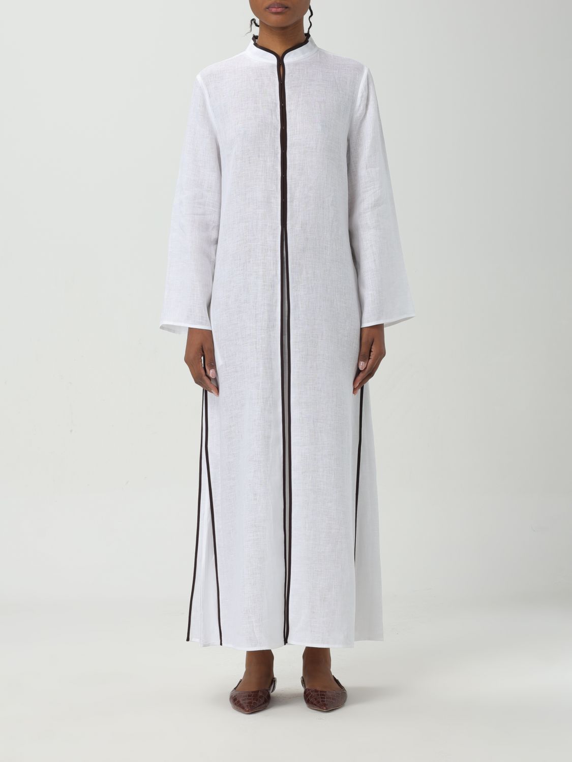 Shop Tory Burch Dress  Woman Color White