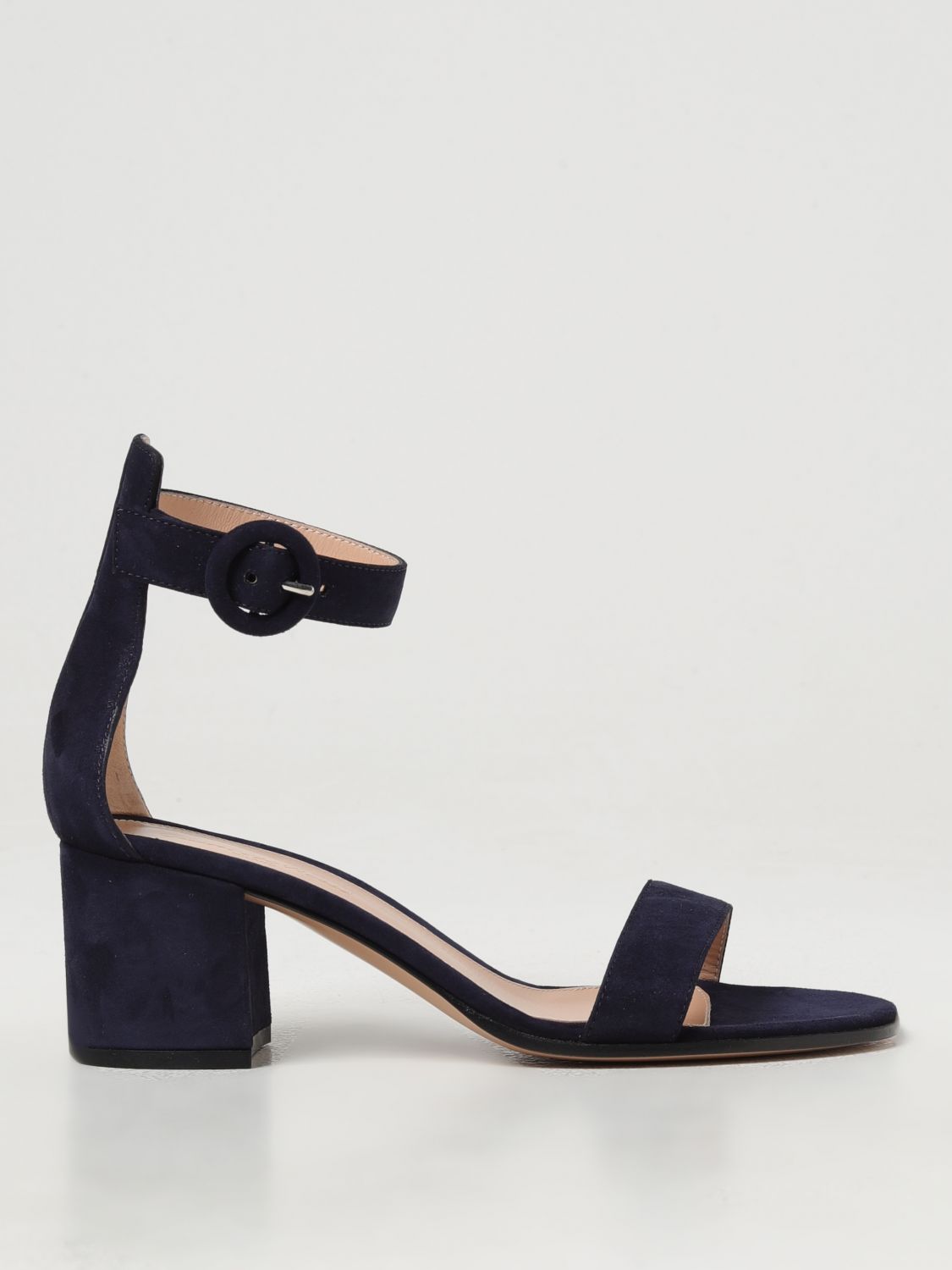 Shop Gianvito Rossi Heeled Sandals  Woman Color Blue