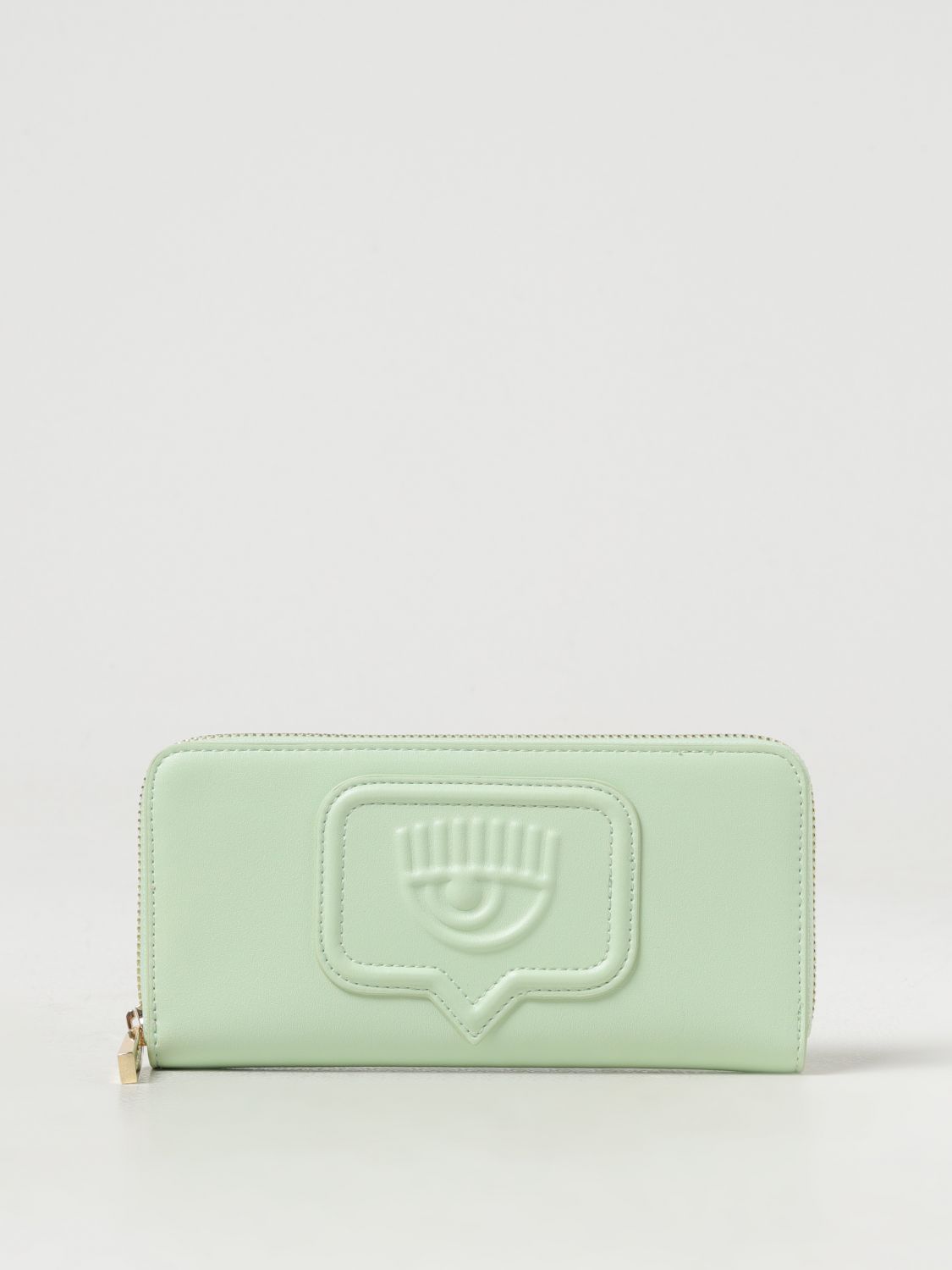 Shop Chiara Ferragni Wallet  Woman Color Green