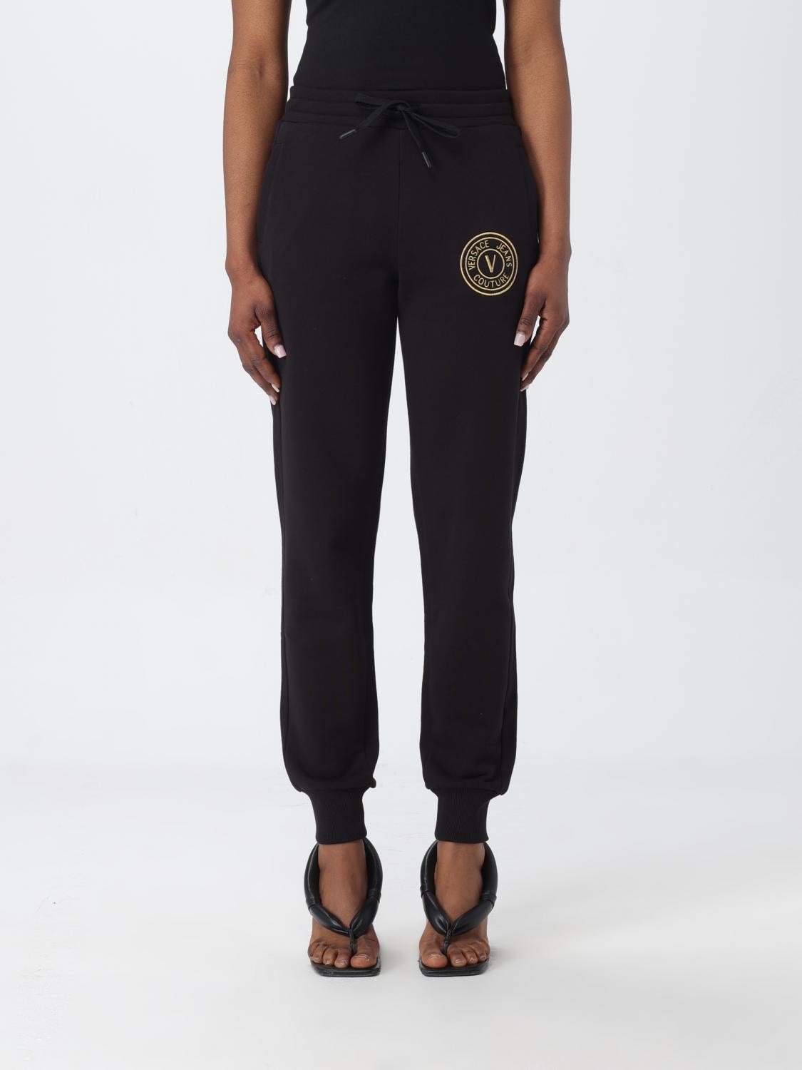 Trousers VERSACE JEANS COUTURE Woman colour Black